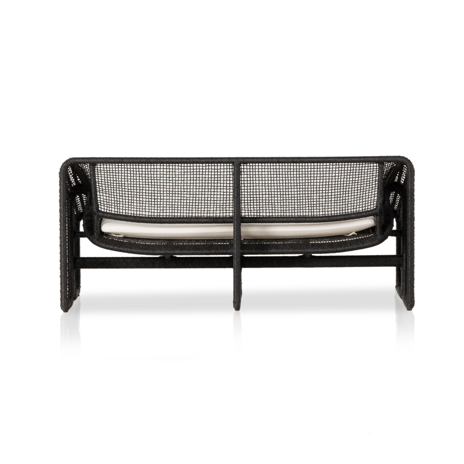 Shea 63'' Wide Straight Loveseat with Cushions, Faux Black Hyacinth