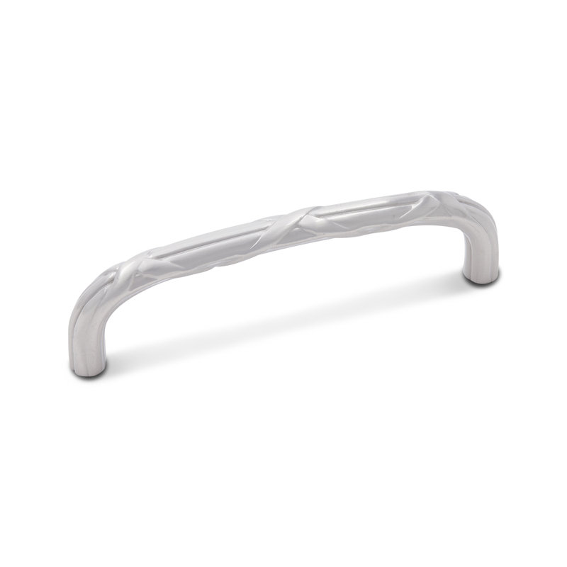 Poignée lignes et croix 5 po CP Series, Nickel satiné