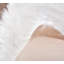 Tapis blanc en imitation peau de mouton à poil long fabriqué à la main Mamduh-665448968