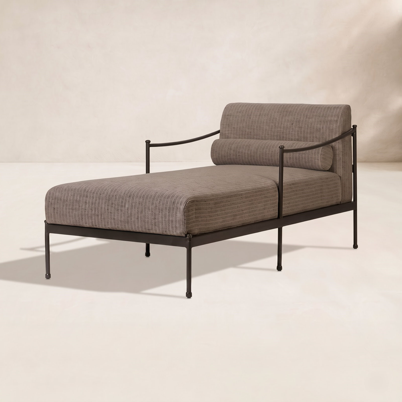 Granger Outdoor Chaise, Ambro Stripe