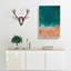 Ocean Meets The Sand In Abstract - Wrapped Canvas-55312060