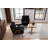 Mid-Century Modern Accent Chair, Cloud-Shaped Lounge Armchair With Solid Wood Frame, Chenille Fabric Lounge Chair For Living Room, Bedroom, Balcony-Black Set Of 2-1736222856-1736222857