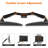 Basics Gas Spring Dual Computer Monitor Arm Mount, Adjustable, Holds Up To 27" Monitors, Black