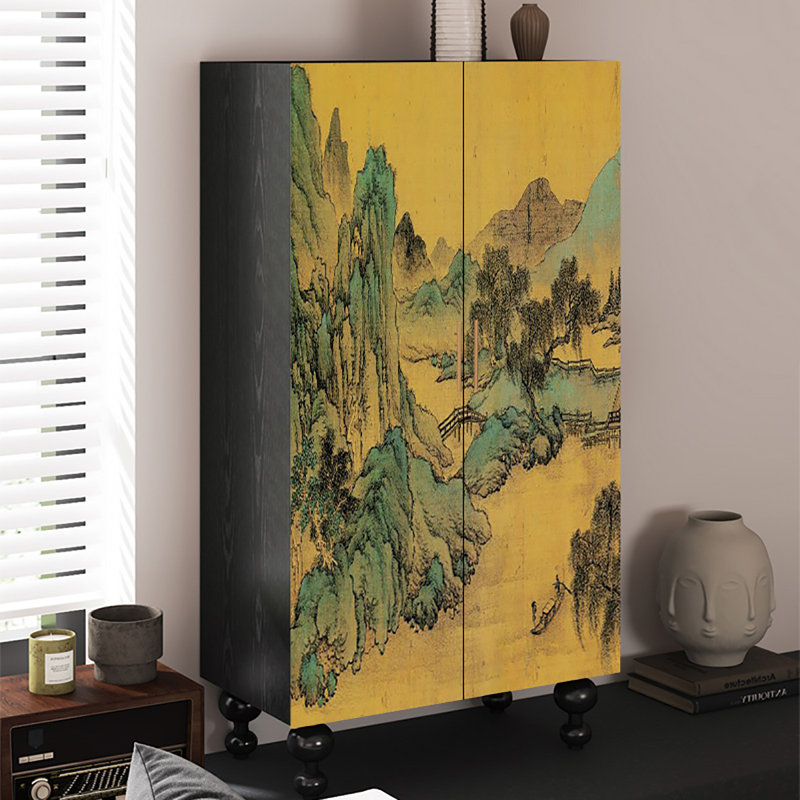 Garde-robe de chambre à coucher avec rangement rétro