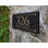 Plaque d'adresse sur 2 lignes