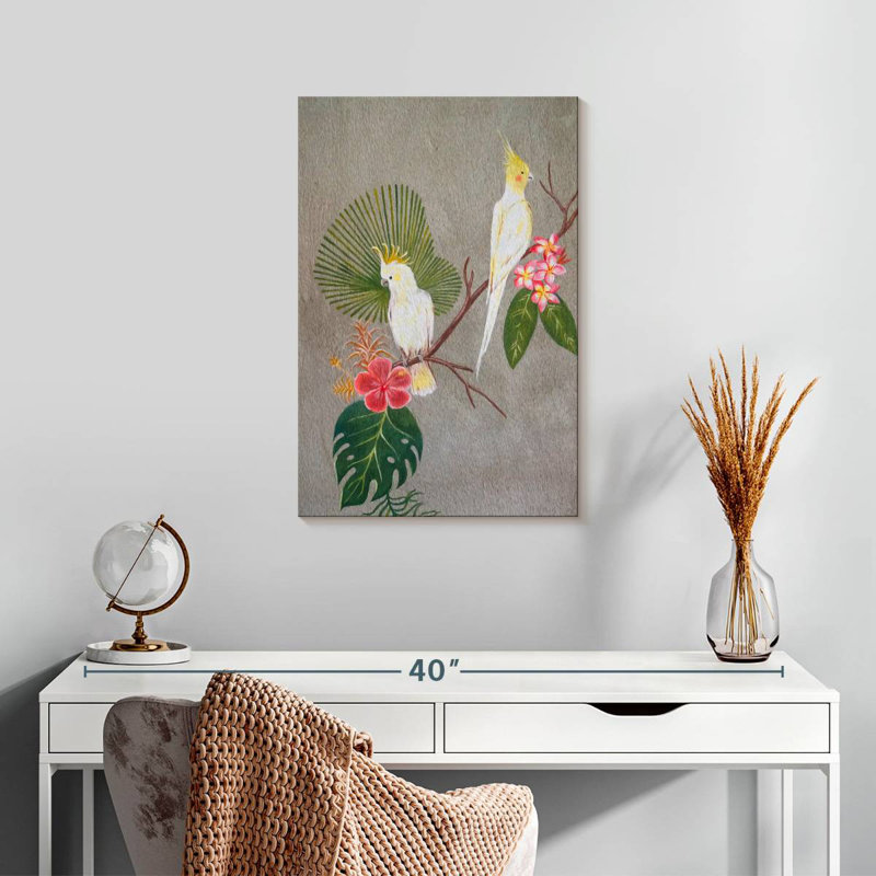 Brampt Cockatoo, 24" H x 16" W