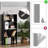Black Bookcase Set of 3, 15-Cube Simple Black Bookcase, Small Storage Cabinet with Open Shelves-87732058