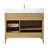 Laval 42" Single Sink Freestanding Bathroom Vanity with Engineered Marble Top-105245168-105245166
