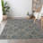 Premium Machine Washable Alliah AMF95 Blue Rug-245368939