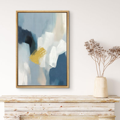 «Blue and Gold Abstract Illustration»