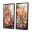 Ensemble de 2 peintures sur toile rétro multicolores printanières-1837495379-1837495380