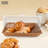 2PCS Bread Display Basket Bread Box with Lid-100137558