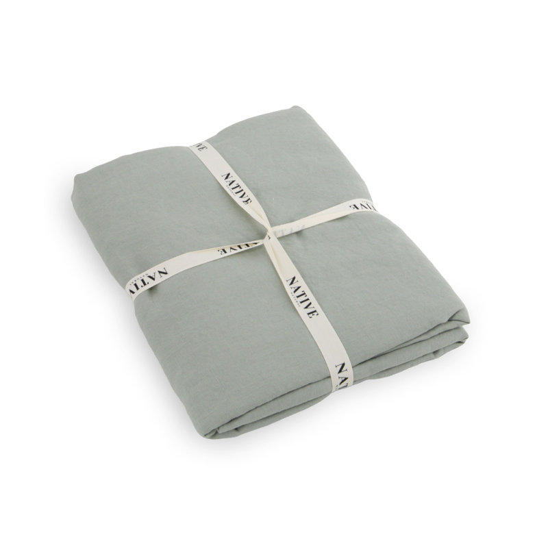 100% Linen Machine Woven, Grey, Single (3')