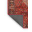 Tapis beige / orange / rouge Dellrey-313865044