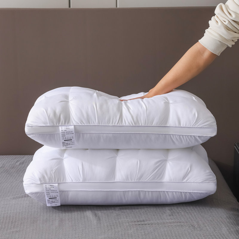  Polyester Queen Size Strong Support Pillow Set Of 2