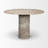 Ravello 42" Pink Marble Swirl Pedestal Base Round Dining Table