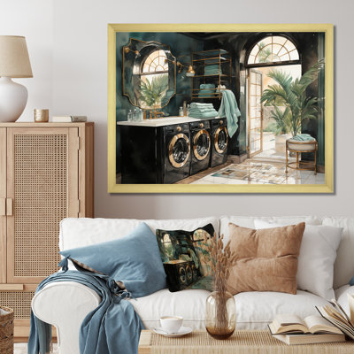 Laundry Room Art Deco I - reproduction sur toile