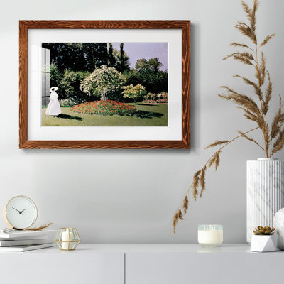 Monet, impression sur papier encadrée