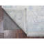 2'7" x 8'2" Nebulous White Hand Knotted Washed Out Peshawar Wool Runner Rug