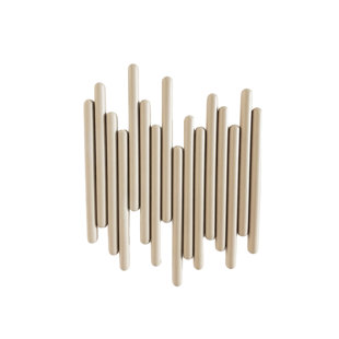 Aluminium Wall 6 - Hook Wall Mounted Coat Rack