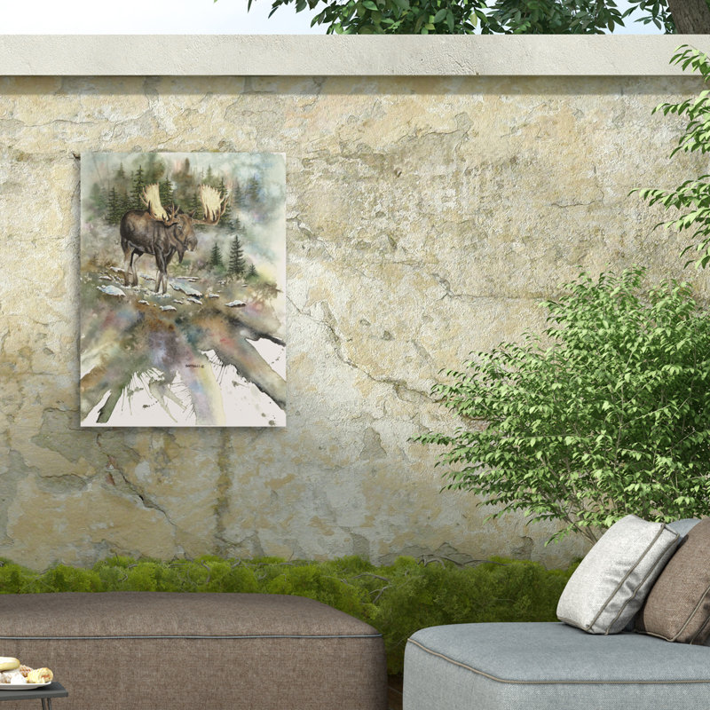 Toile d'extérieur Dave Bartholet Old Warrior, H 14 po x l 19 po
