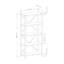 Bibliothèque étagère à 4 tablettes H 64 "x l 30" Larenda-974958024
