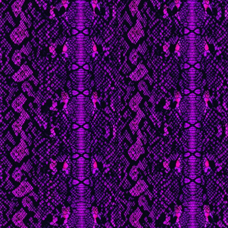 Couvertures à texture de peau de serpent, L 50 po x H 60 po, Mauve foncé / noir