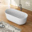 Baignoire autoportante 100% acrylique, baignoire avec rétention de chaleur, baignoire ergonomique pour salle de bain-129082411