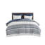 Housse de couette en coton 3 pièces, capitonnage en chenille, attrait, double / grand, imprimé grand, motif, décor, cravate intérieure