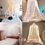 Mosquito Net, Bed Canopy Mosquito Net for Single Bedroom Kids Insect Net Protection, White