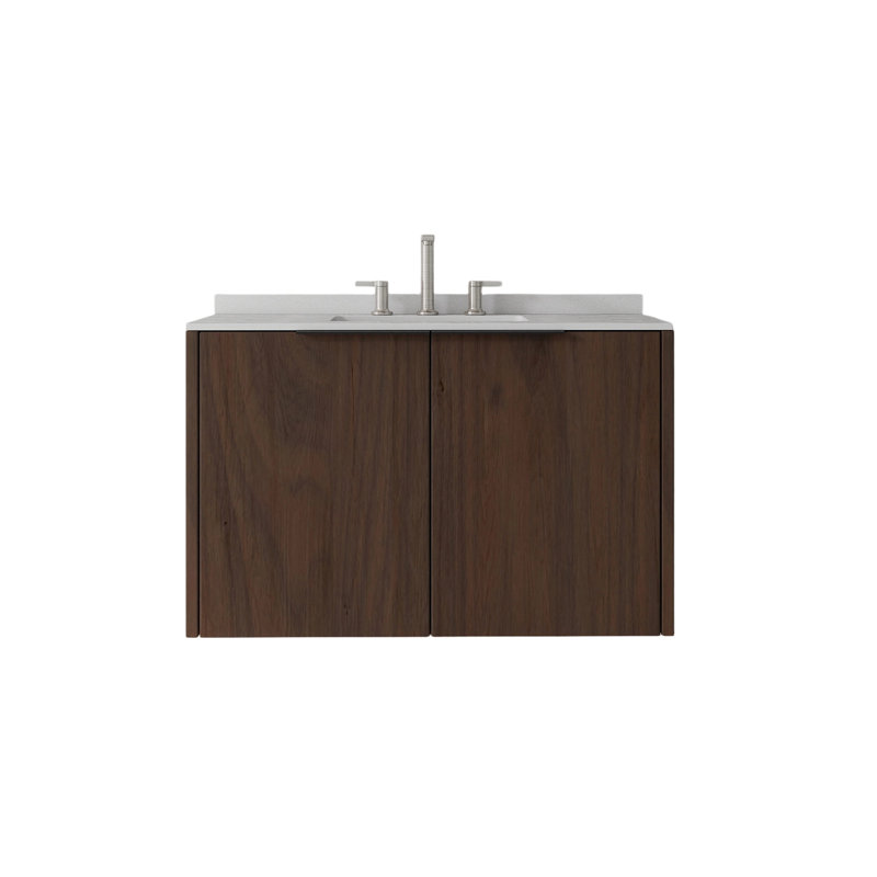 Meuble-lavabo flottant avec lavabo