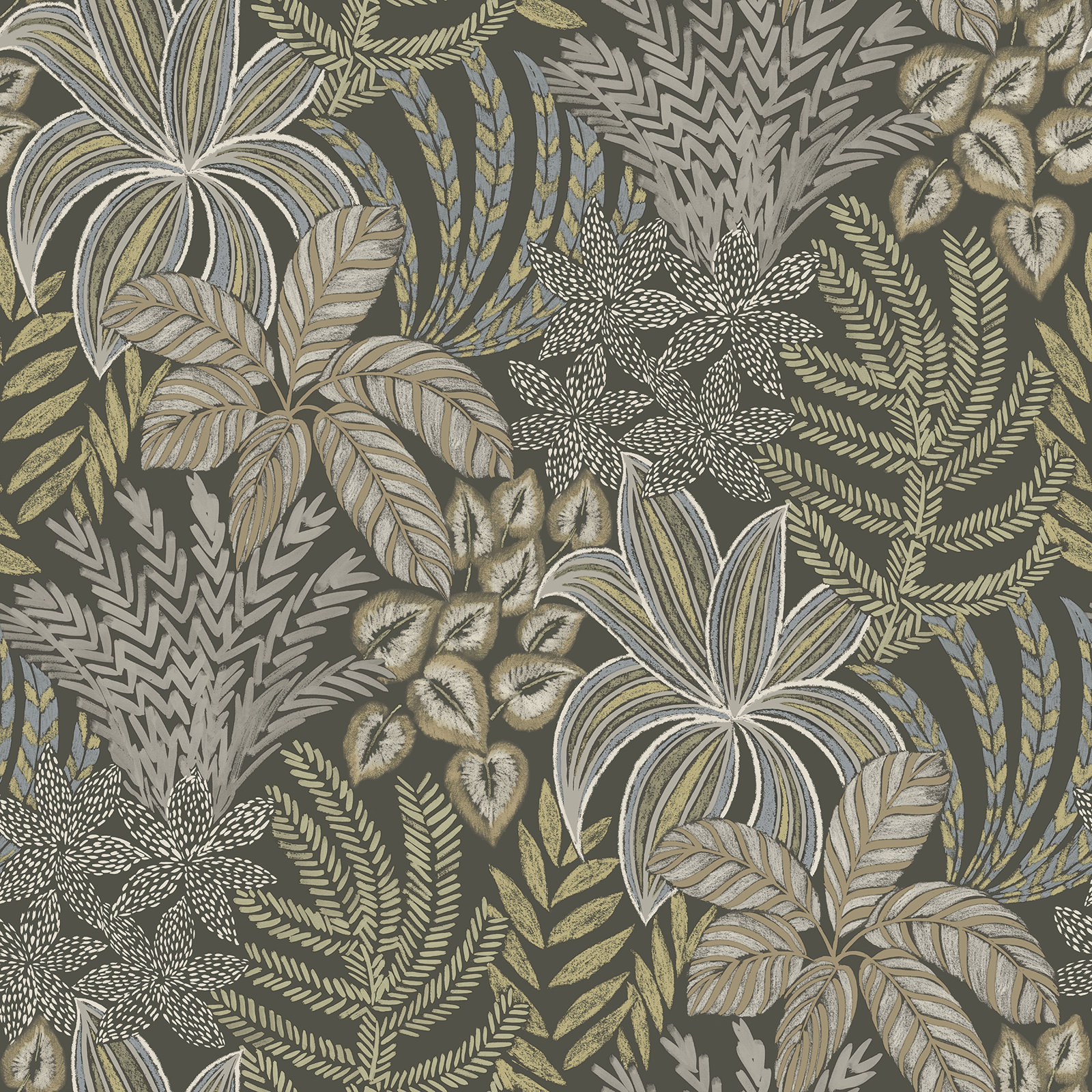 Ackland Floral Wallpaper, Brown