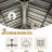 12' X 14' Hardtop Gazebo, Aluminum Metal Gazebo With Galvanized Steel Double Roof Canopy, Curtain And Netting, Permanent Gazebo Pavilion For Patio, Backyard, Deck, Lawn-123826966-123826965