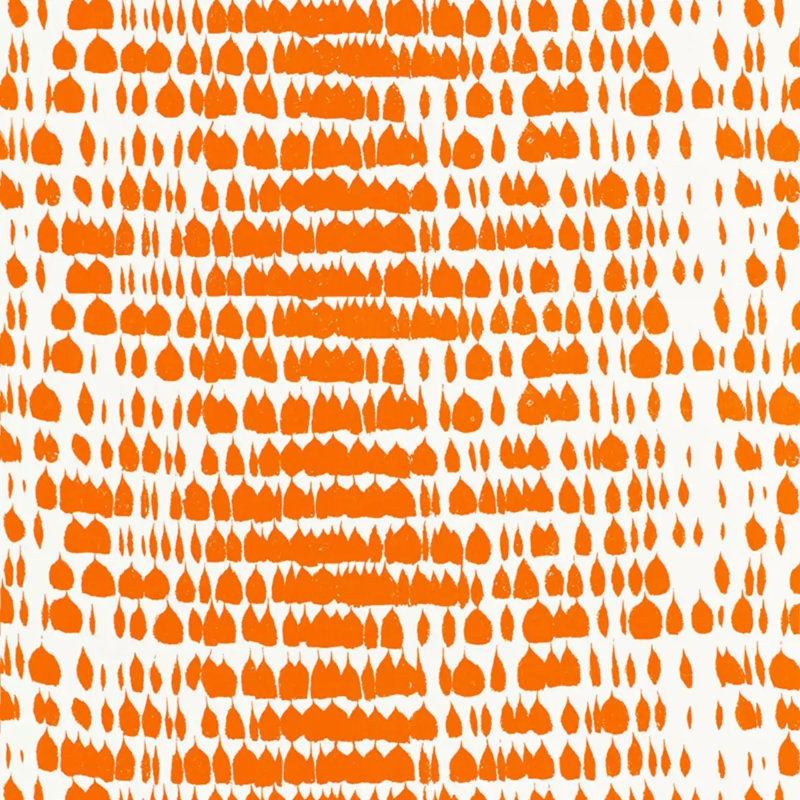 Queen Of Spain Fabric, Carrot
