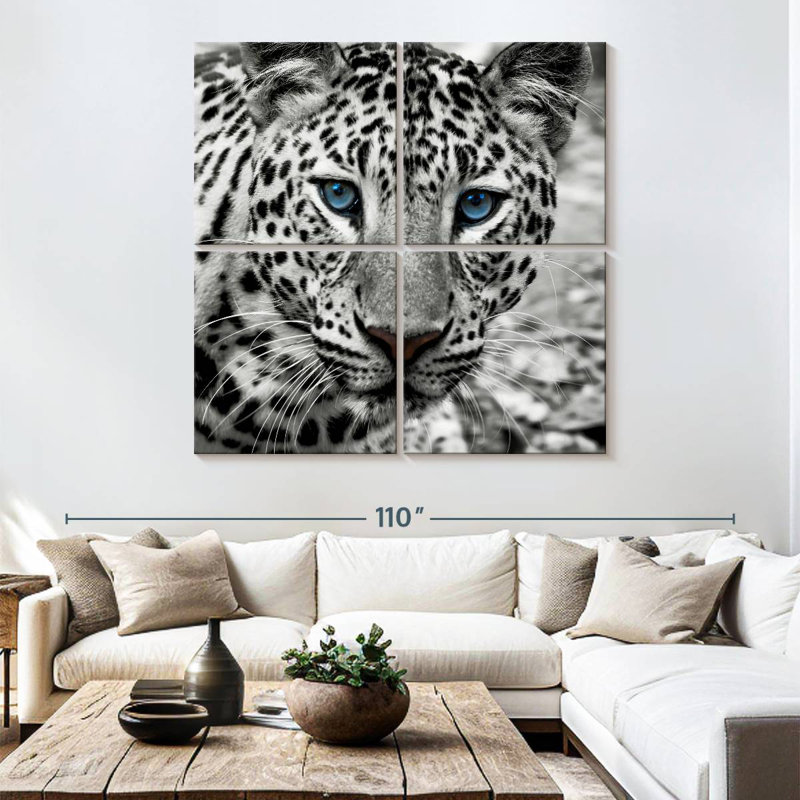 Leopard Brampt, H 74 po x l 74 po