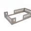 Lit plateforme robuste en bois avec garde-corps, aucun sommier requis, assemblage facile et conception durable-632061702