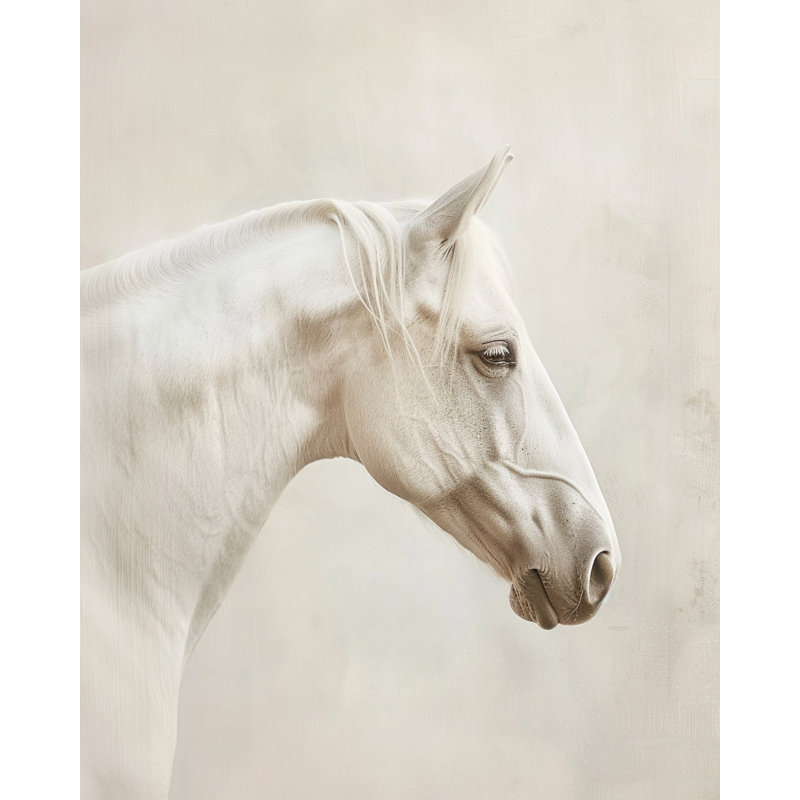 «Quiet Profile», art mural sur toile tendue, L 30 po x H 40 po x P 1,5 po