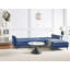 Aliyha 4 Seater Velvet Sofa Bed-308520832-308520861