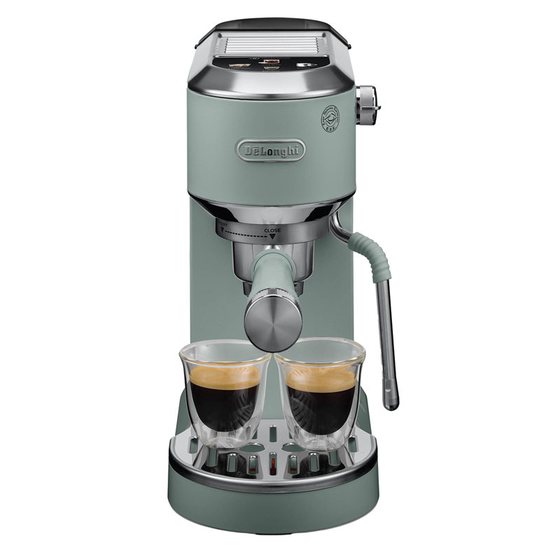 Dedica Duo Manual Coffee Machine White, Green