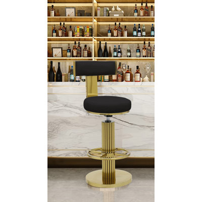Fabrizio Upholstered Adjustable Stool