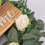 Faux Lighted Rose 45cm Wreath