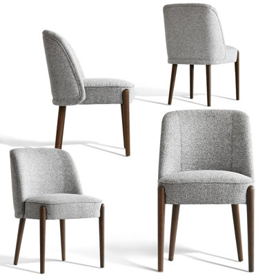 Upholstered Solid Wood Dining Chair