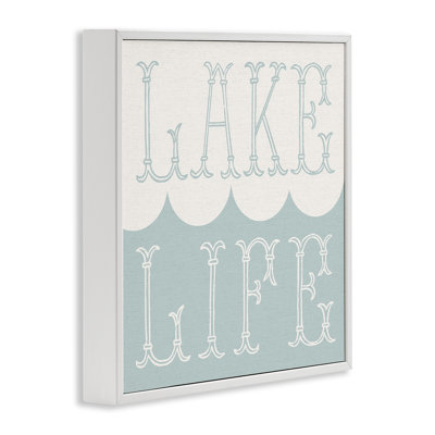 «Lake Life with Wave», estampe numérique par Daphne Polselli