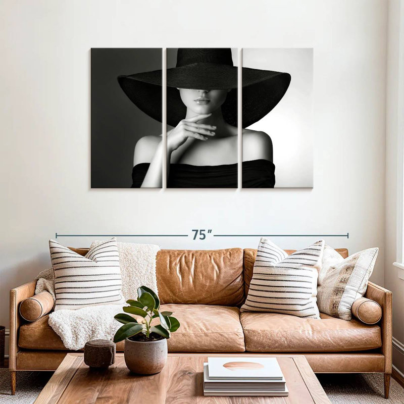 Shuttleworth Retro Hat Woman, 36" H x 57" W