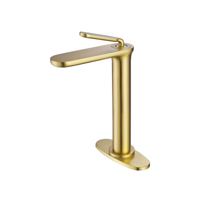 8.6" Height Modern Single Handle Vessel Sink Bathroom Faucet