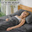 Ensemble de draps en bambou ultra doux - ensemble de 4 pièces - infroissable - feuilles de refroidissement avec poches profondes-612286714-612286708