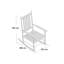 Meridian Solid Wood Rocking Chair