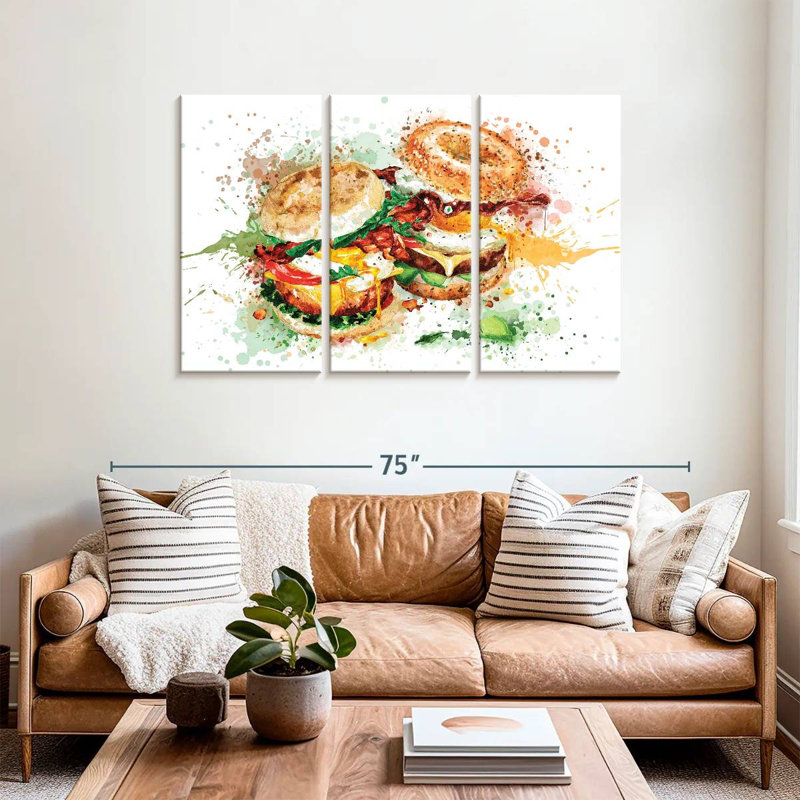 Yarlin Sandwiches Splash, 36" H x 57" W