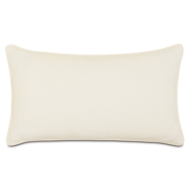 Marguerite Linen Lumbar Pillow Cover & Insert
