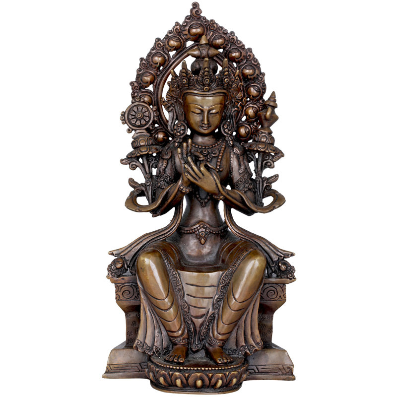 Figurine de Bouddha tibétain Bouddha Maitreya